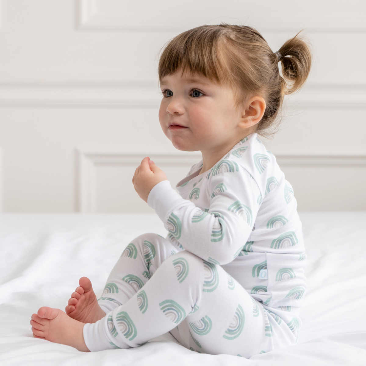 Toddler Bamboo Pajamas: Grey Star