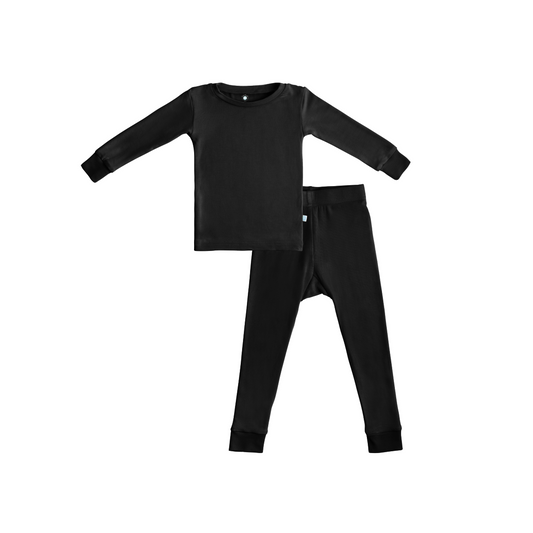 Toddler Bamboo Pajamas - Midnight Black