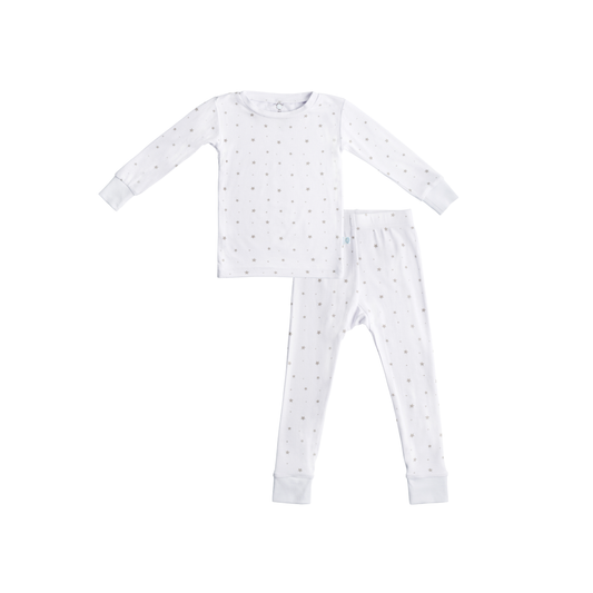 Toddler Bamboo Pajamas: Grey Star