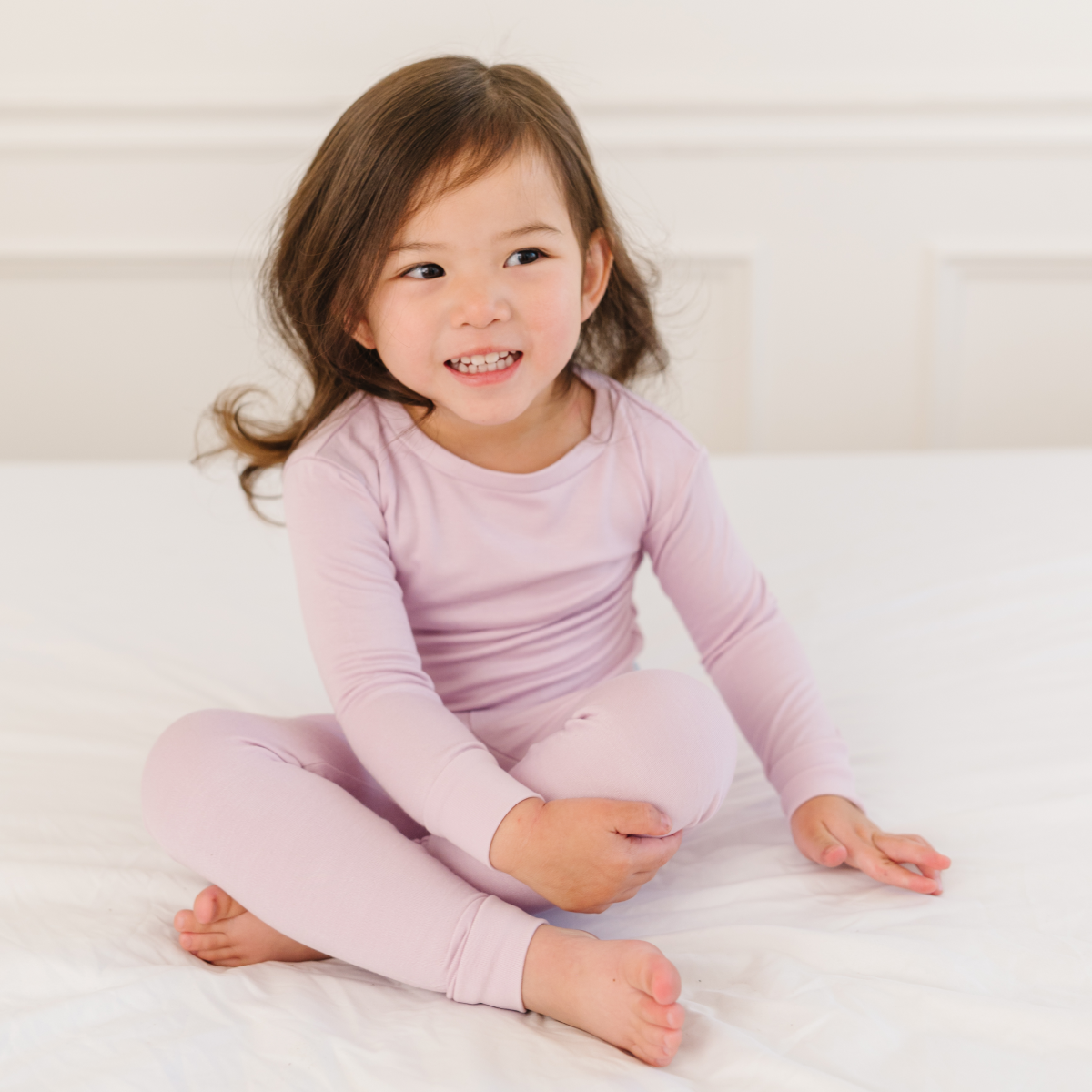 Toddler Bamboo Pajamas - Blush