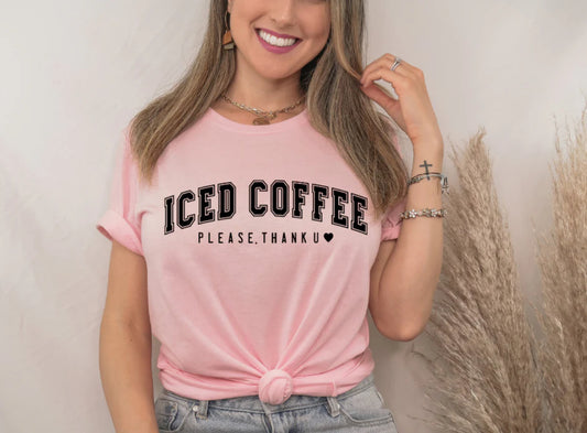 Single Color Screen Print- Iced Coffee