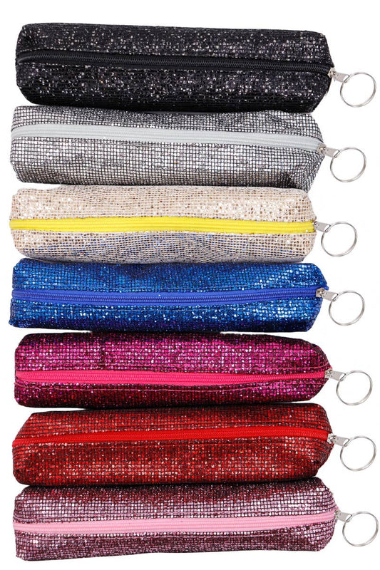 Metallic Glitter Shimmer Makeup Pouch Pencil Case