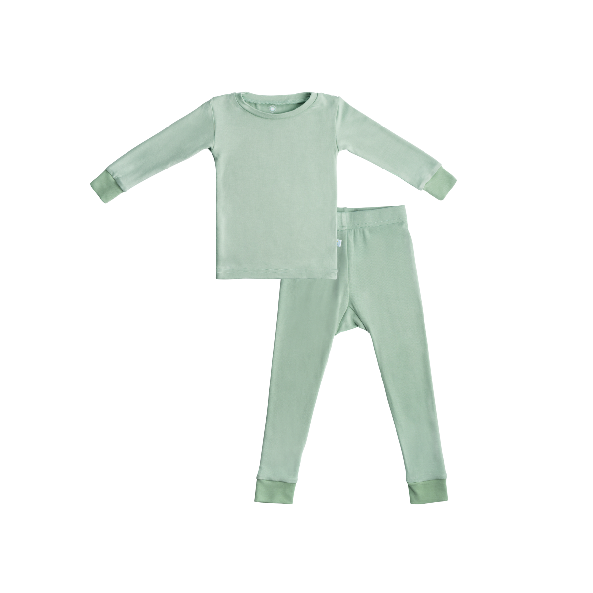 Toddler Bamboo Pajamas: Sage Green