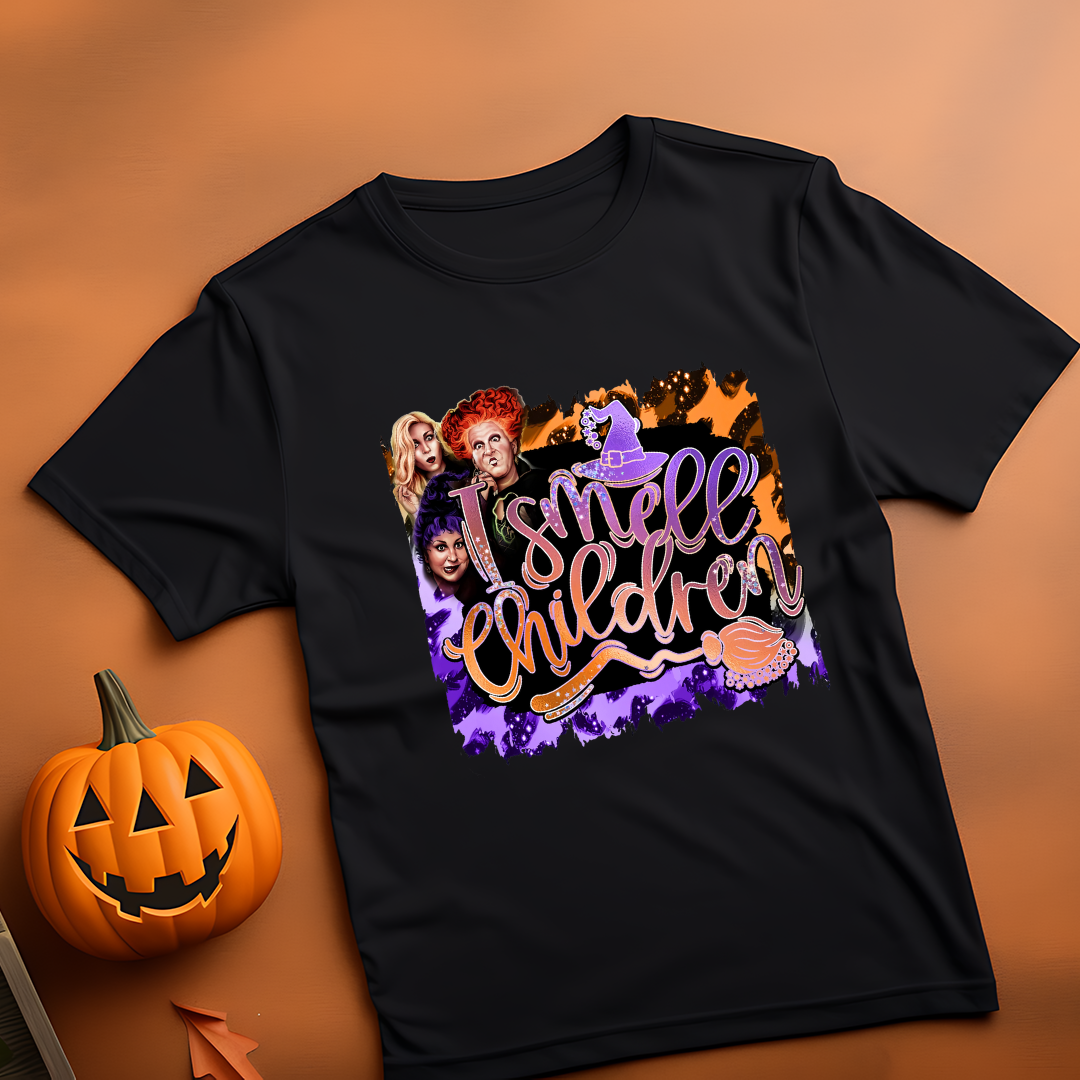 I Smell Children Halloween Orange/Purple DTF Transfer