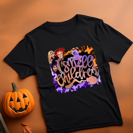 I Smell Children Halloween Orange/Purple DTF Transfer