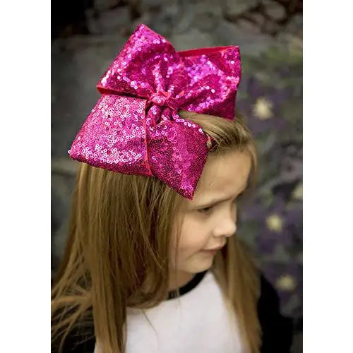 Sequin Texas Size Hair Bows