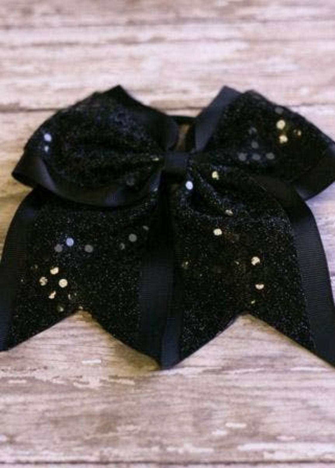 Sequin Cheer Hair Bows