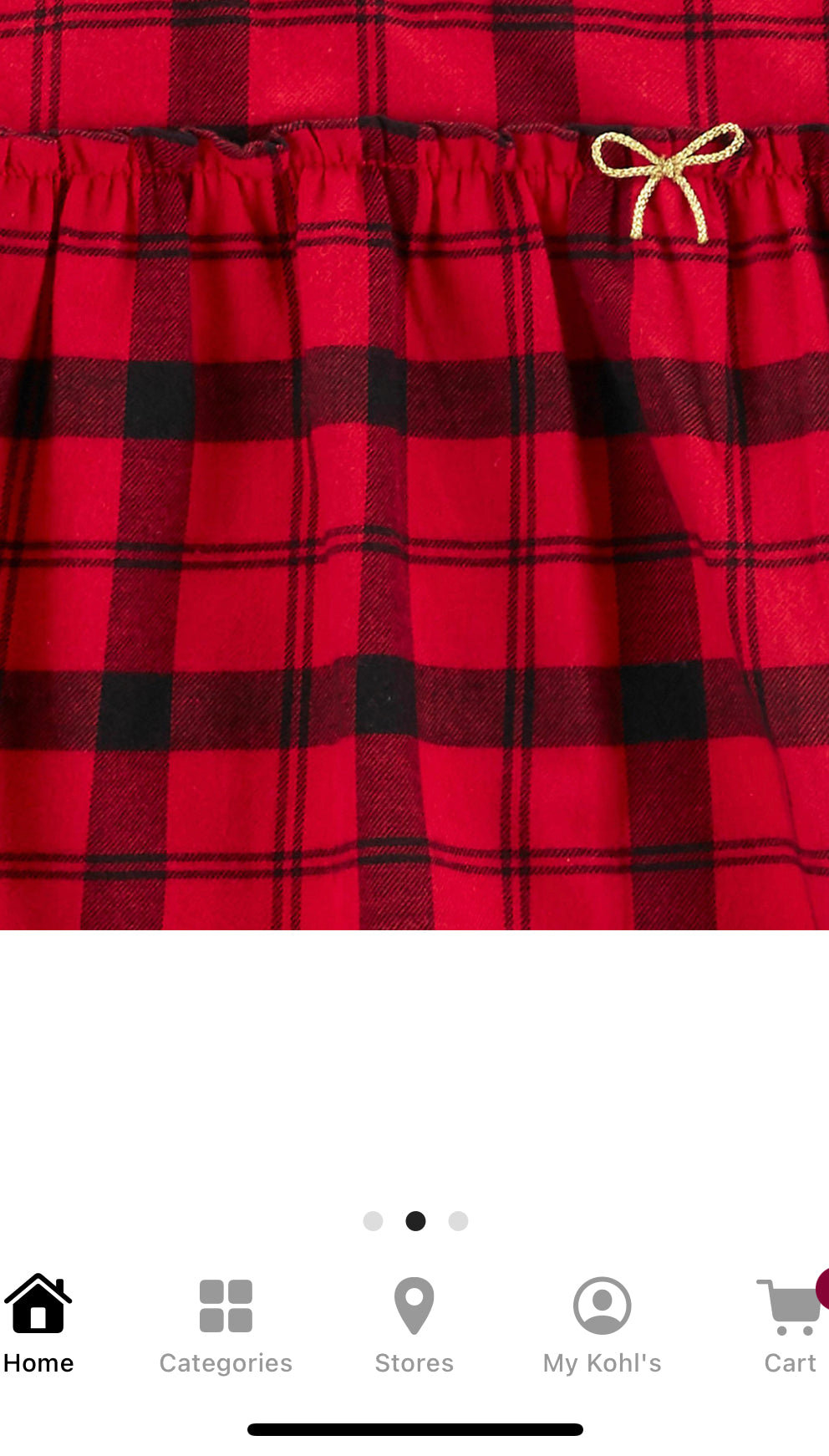 Toddler Girl Carters Buffalo Plaid Flannel Top and Leggings