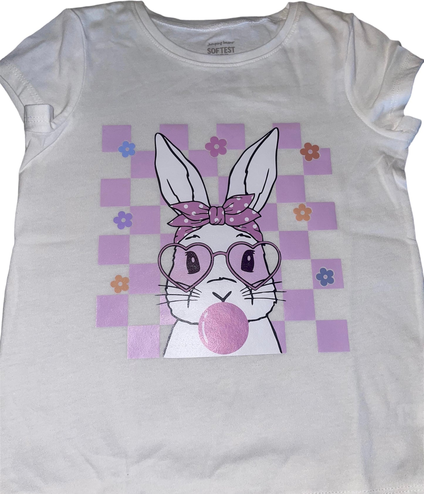 Cute Bunny Crew Neck Top